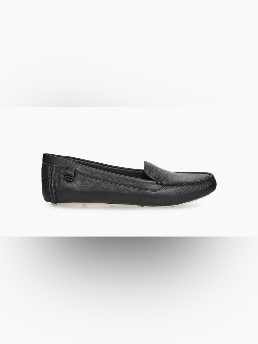 New NIB UGG black Leather Loafers Women's Size: 8 - Picture 2 of 11